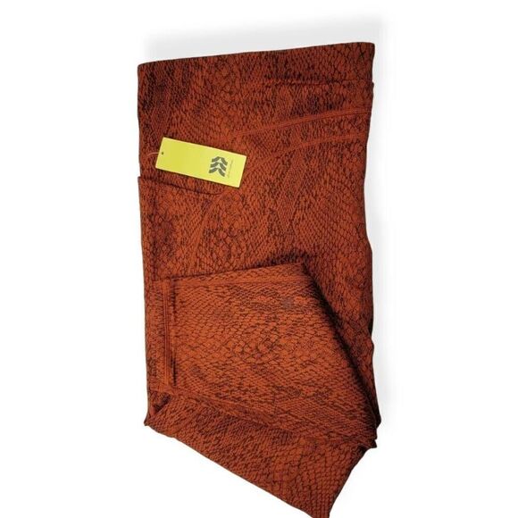 All In Motion Russet Snake Print  Leggings 4X - Picture 3 of 5